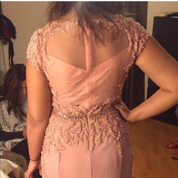 Terani Couture long blush pink dress - Picture 3 of 3